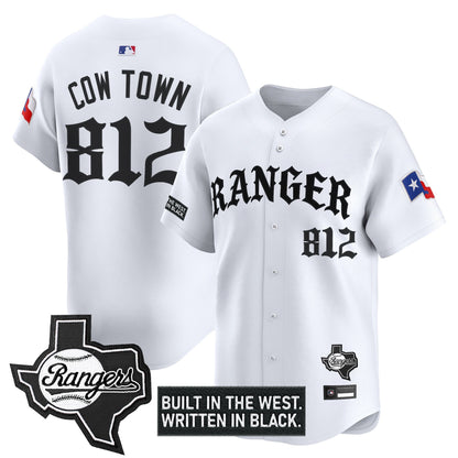 Texas Rangers 'Old English Edition' Vapor Premier Limited Jersey - All Stitched