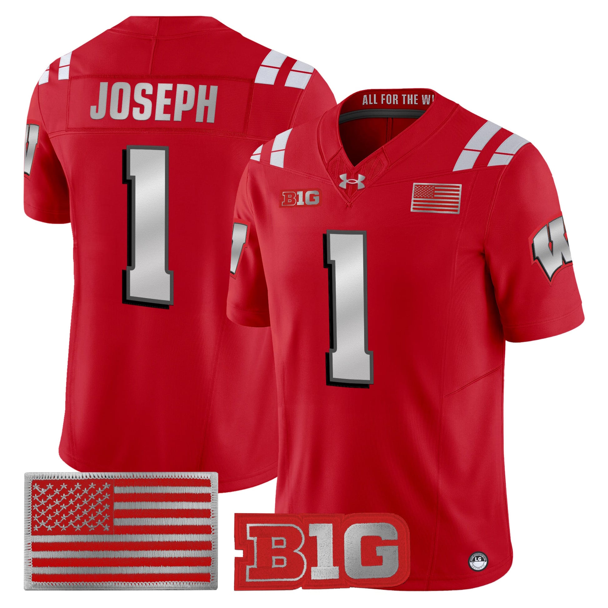 Wisconsin Badgers 2026 Lambeau Vapor Limited Jersey - All Stitched