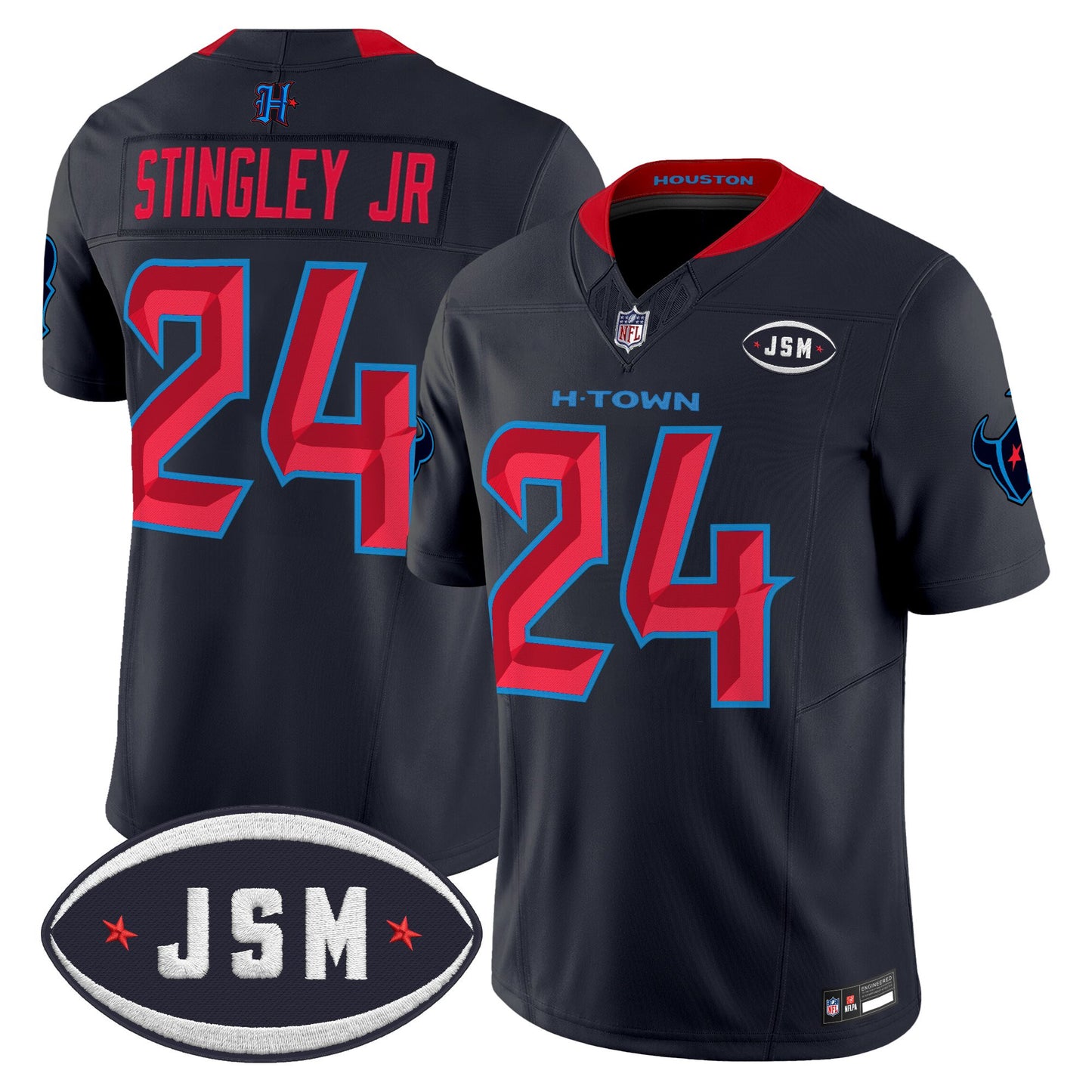 Houston Texan Janice McNair Memorial Patch Vapor Limited Jersey - All Stitched