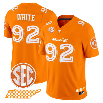 Men's Tennessee Volunteers 'Music City Edition' Vapor Limited Jersey - All Stitched