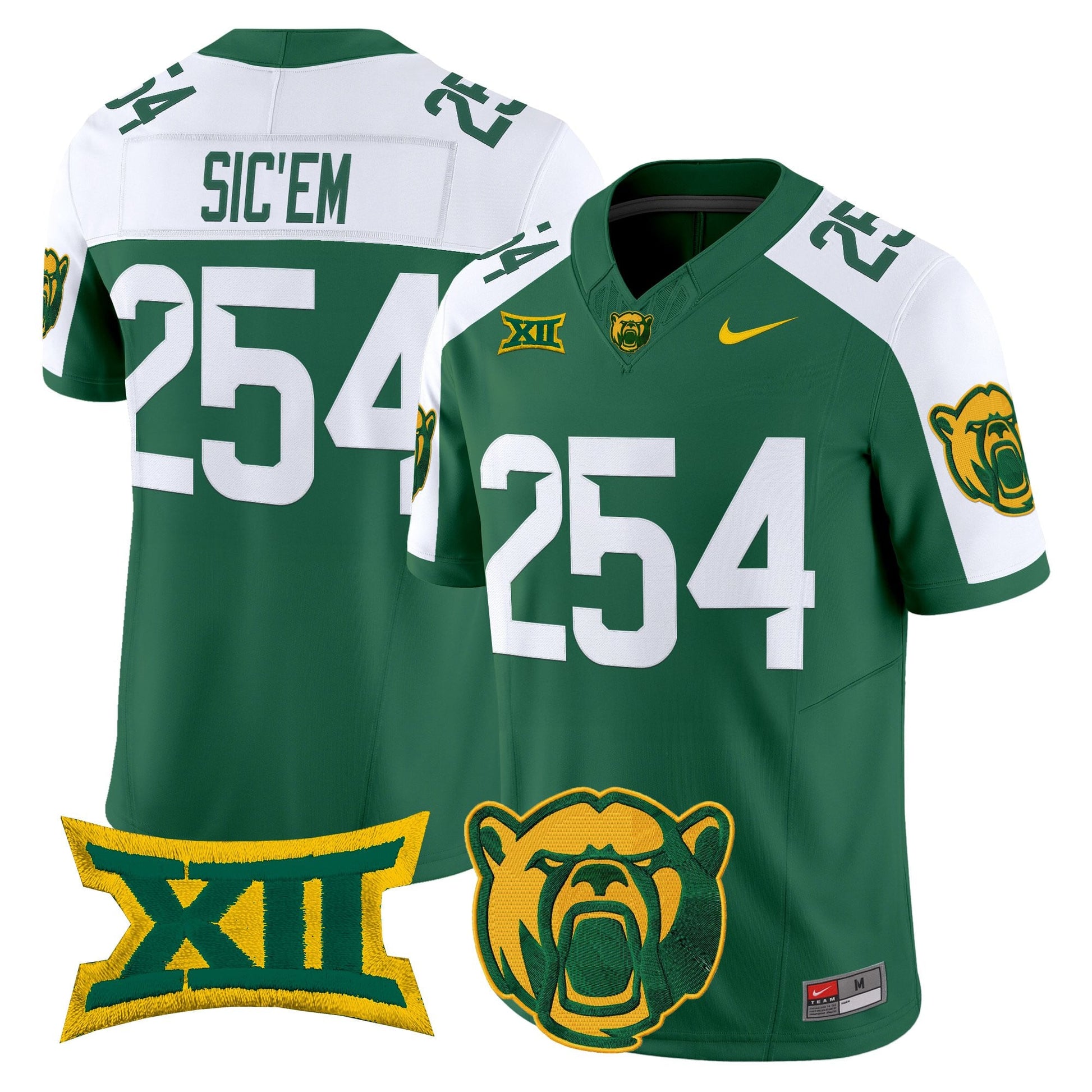 Men's Baylor Bears 2026 Vapor Limited Jersey - Stitched
