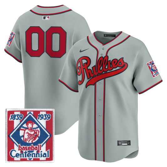 Philadelphia Phillies 2026 Field of Dreams Vapor Premier Limited Custom Jersey - No Name on Back - Stitched