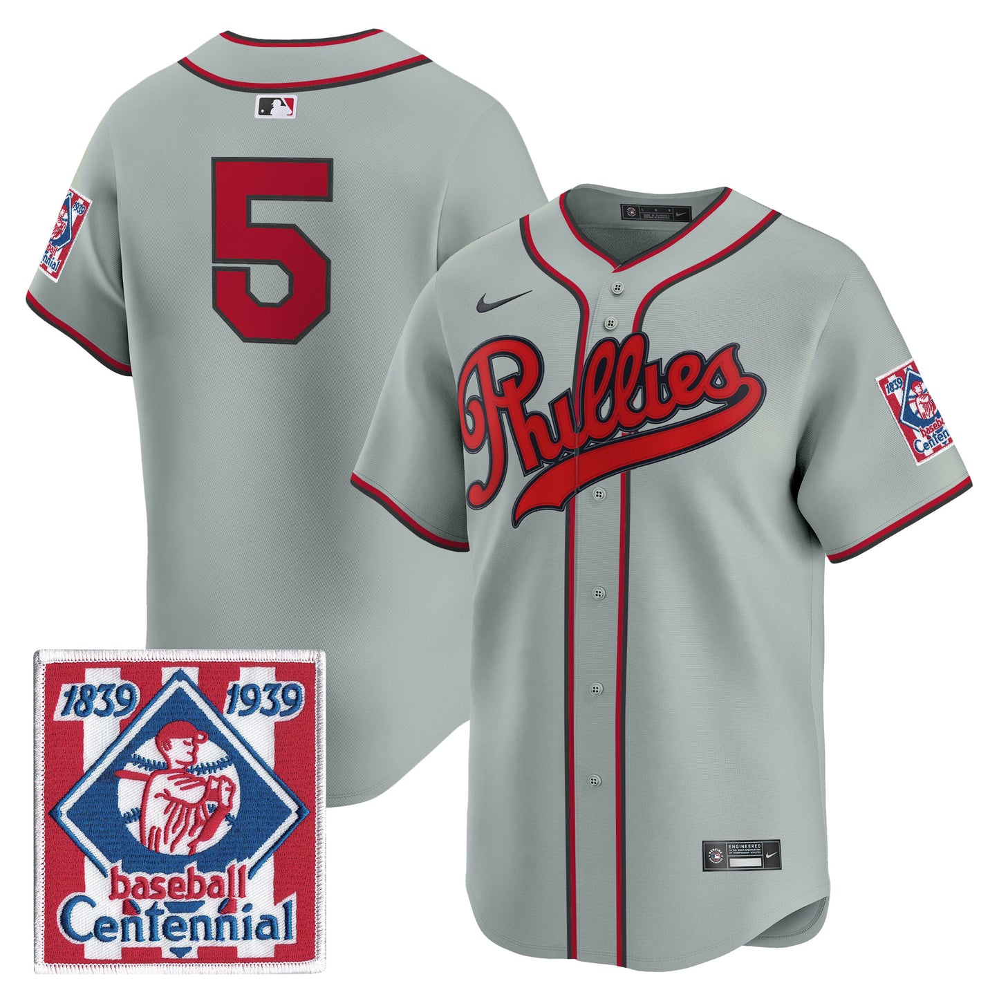 Philadelphia Phillies 2026 Field of Dreams Vapor Premier Limited Jersey - No Name on Back - Stitched