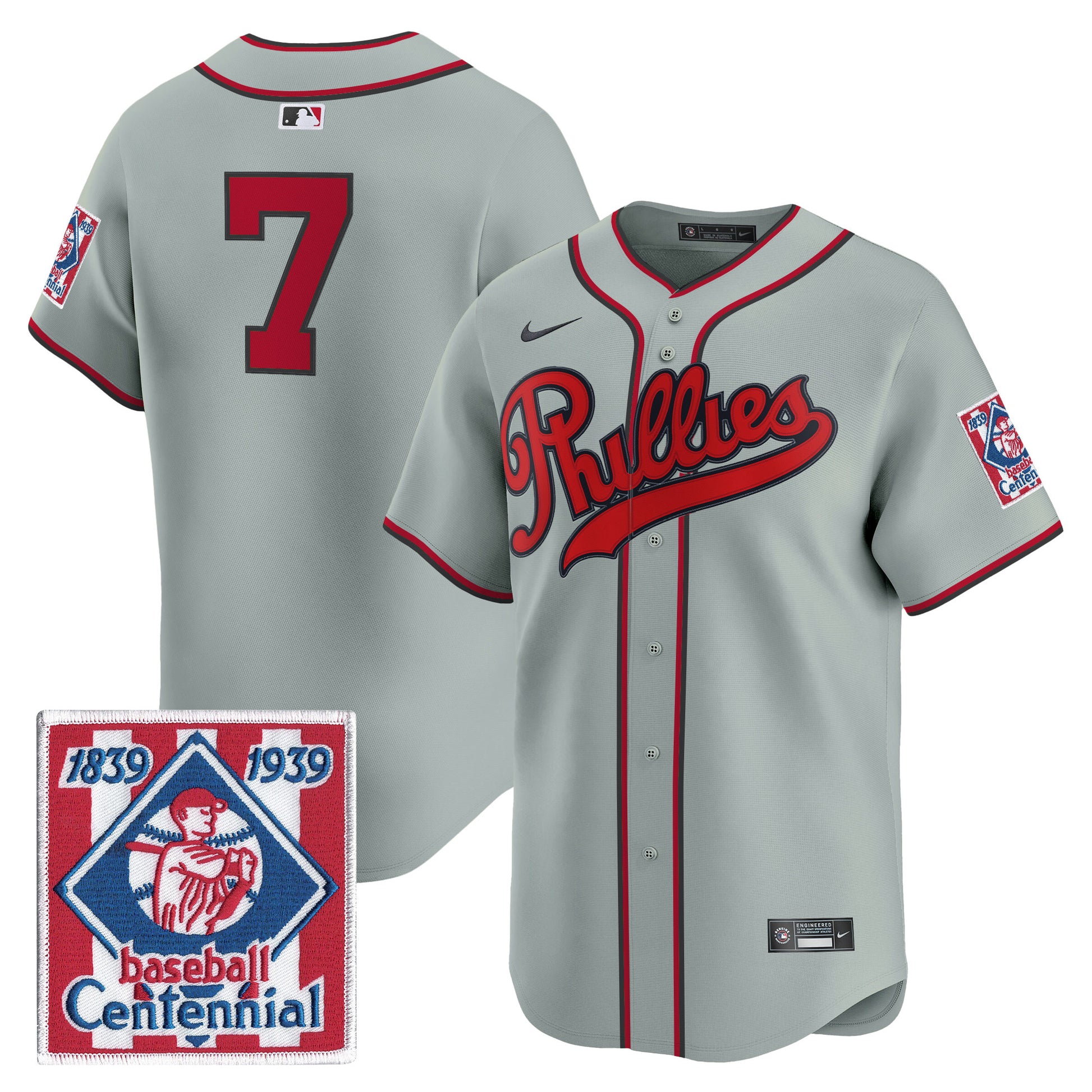 Philadelphia Phillies 2026 Field of Dreams Vapor Premier Limited Jersey - No Name on Back - Stitched