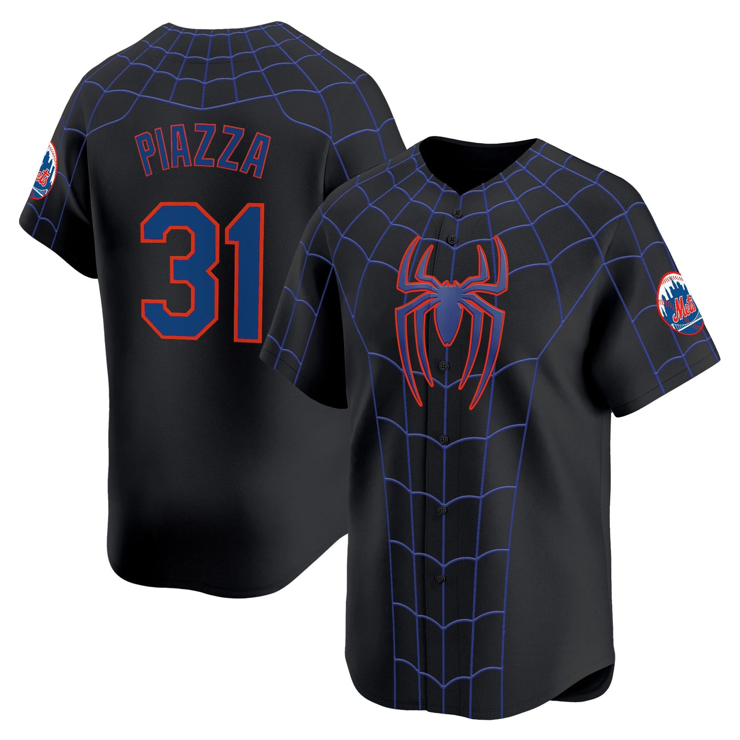 Men's New York Mets x Spider Man Brand New Day Vapor Premier Limited Jersey - Stitched