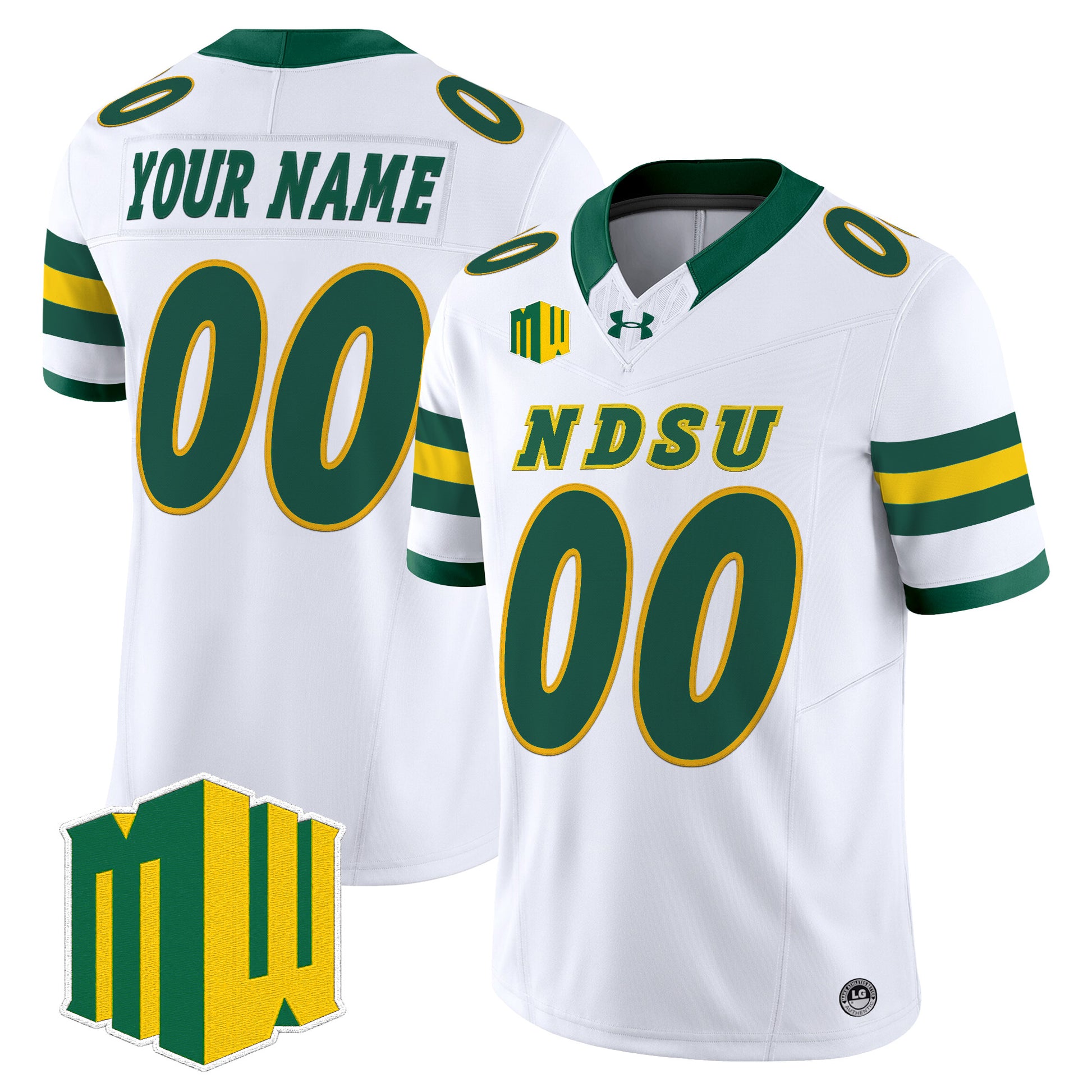 North Dakota State Bison 2026 Vapor Limited Custom Jersey - Stitched