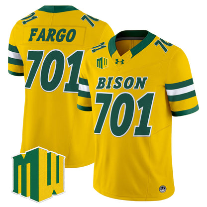 North Dakota State Bison 2026 Vapor Limited Jersey - Stitched