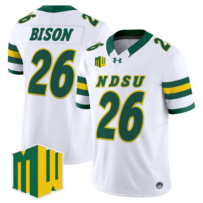  North Dakota State Bison 2026 Vapor Limited Jersey - Stitched