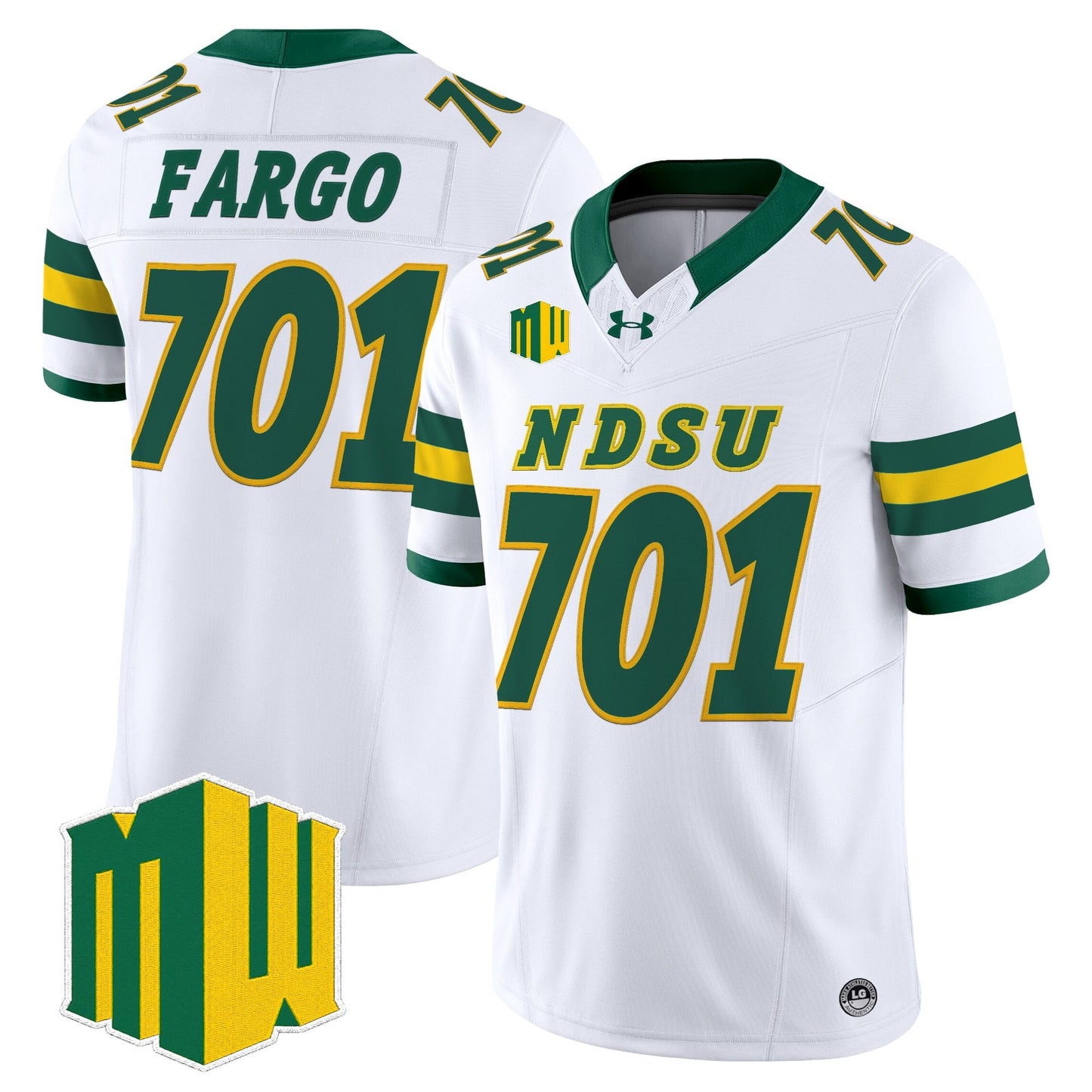  North Dakota State Bison 2026 Vapor Limited Jersey - Stitched