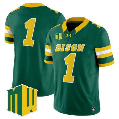  North Dakota State Bison 2026 Vapor Limited Jersey - Stitched