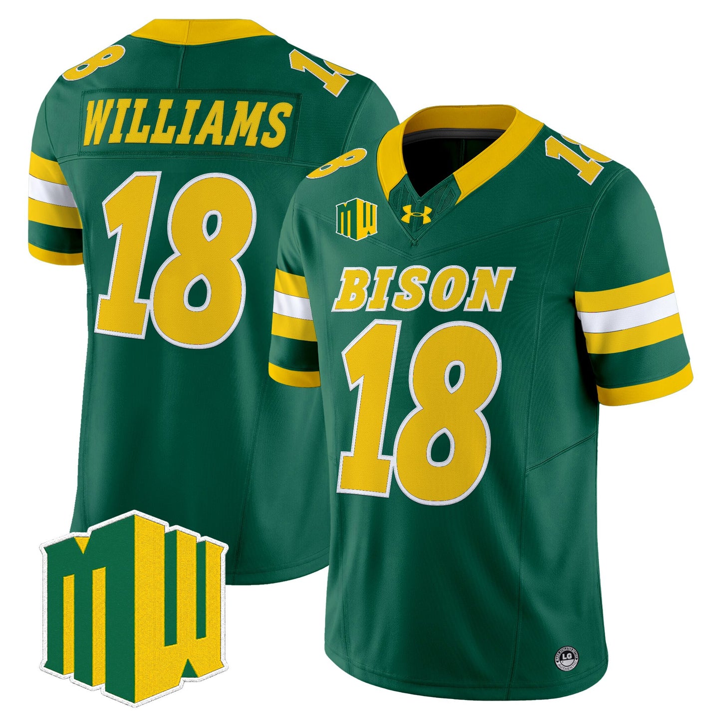  North Dakota State Bison 2026 Vapor Limited Jersey - Stitched