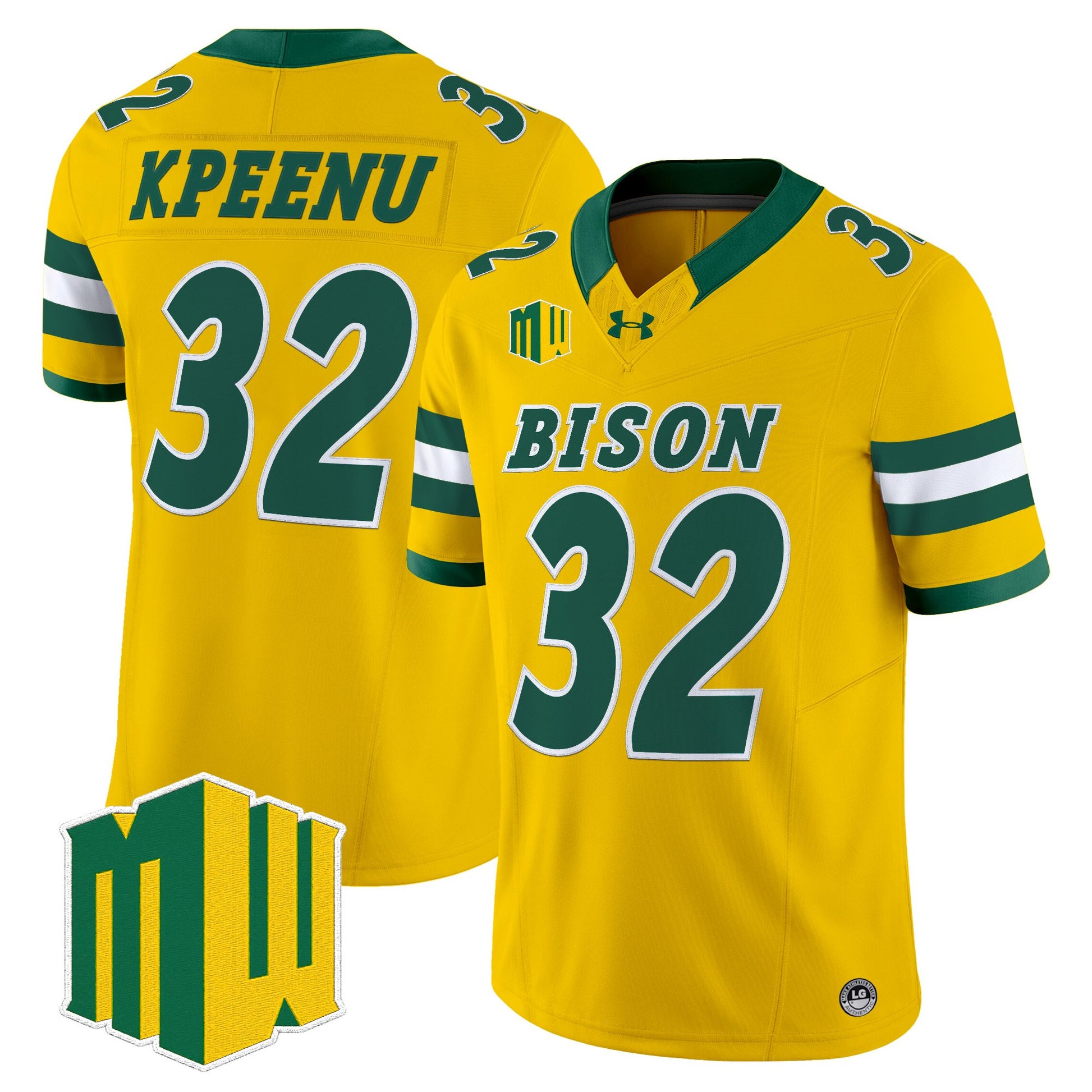  North Dakota State Bison 2026 Vapor Limited Jersey - Stitched