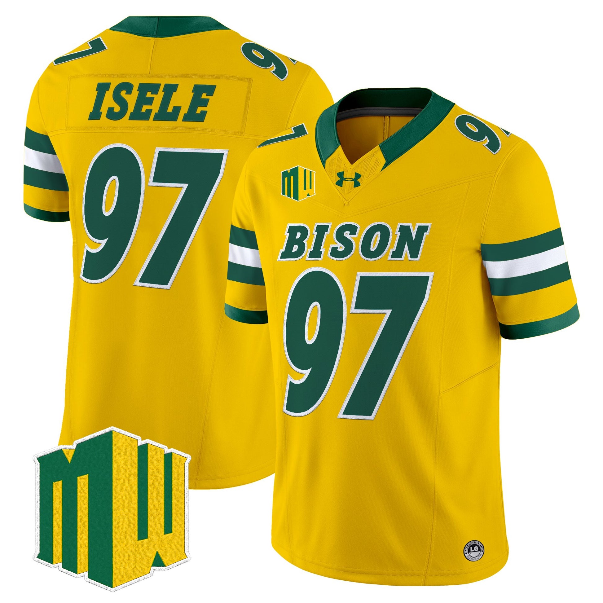  North Dakota State Bison 2026 Vapor Limited Jersey - Stitched