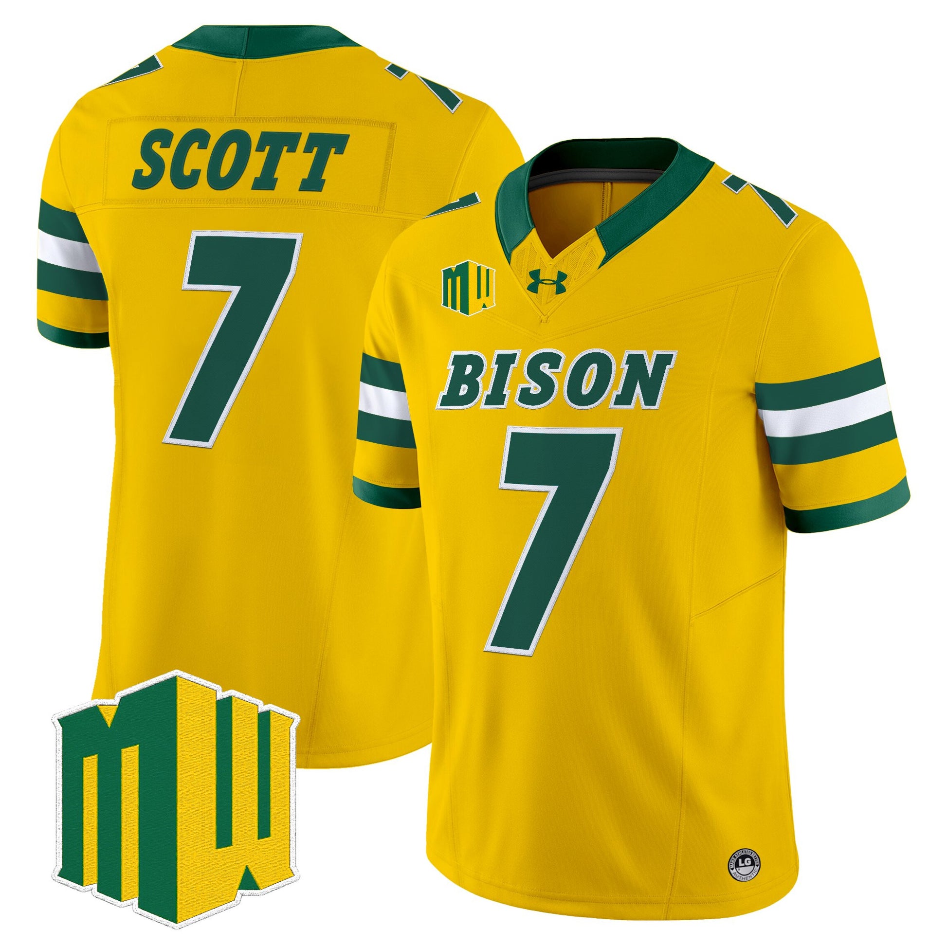  North Dakota State Bison 2026 Vapor Limited Jersey - Stitched