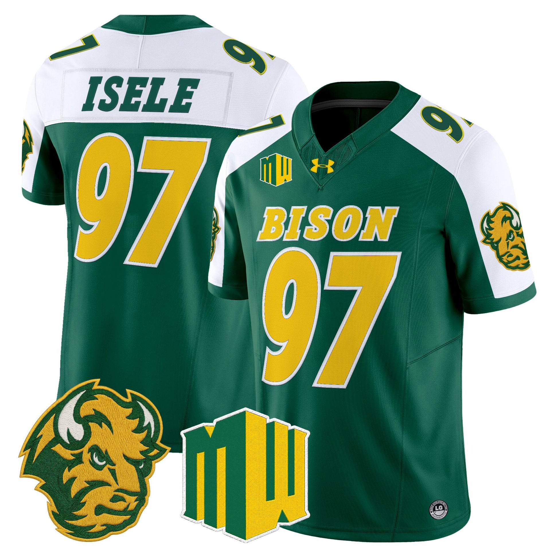  North Dakota State Bison 2026 Vapor Limited Jersey - Stitched