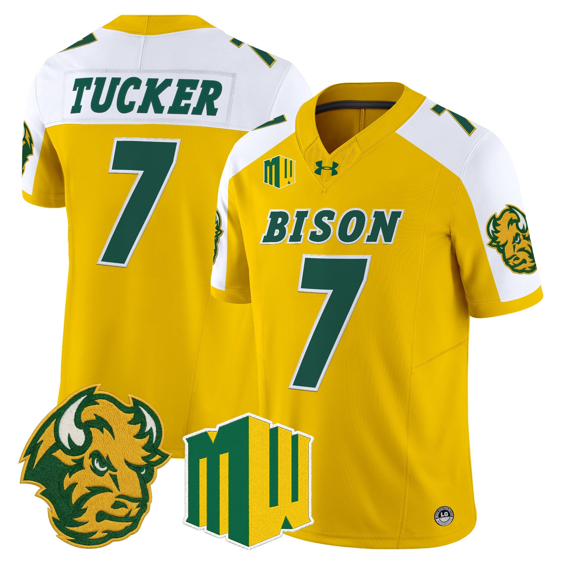  North Dakota State Bison 2026 Vapor Limited Jersey - Stitched