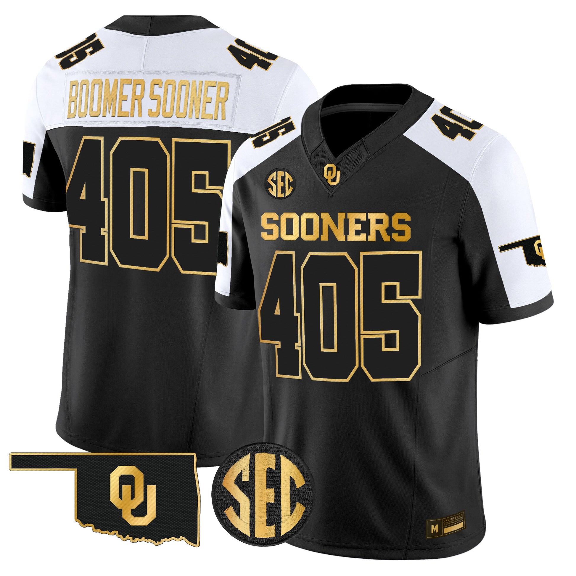 Oklahoma Sooners 2026 Gold Vapor Limited Jersey - Stitched