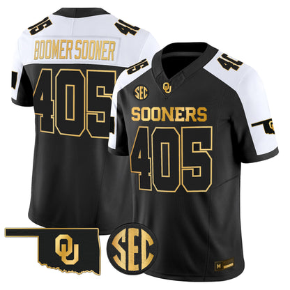 Oklahoma Sooners 2026 Gold Vapor Limited Jersey - Stitched