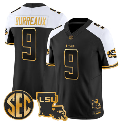 LSU Tigers 2026 Louisiana Patch Gold Vapor Limited Jersey - Stitched