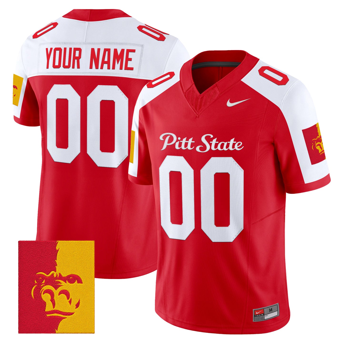 Pittsburg State Athletics 2026 Vapor Limited Custom Jersey - Stitched