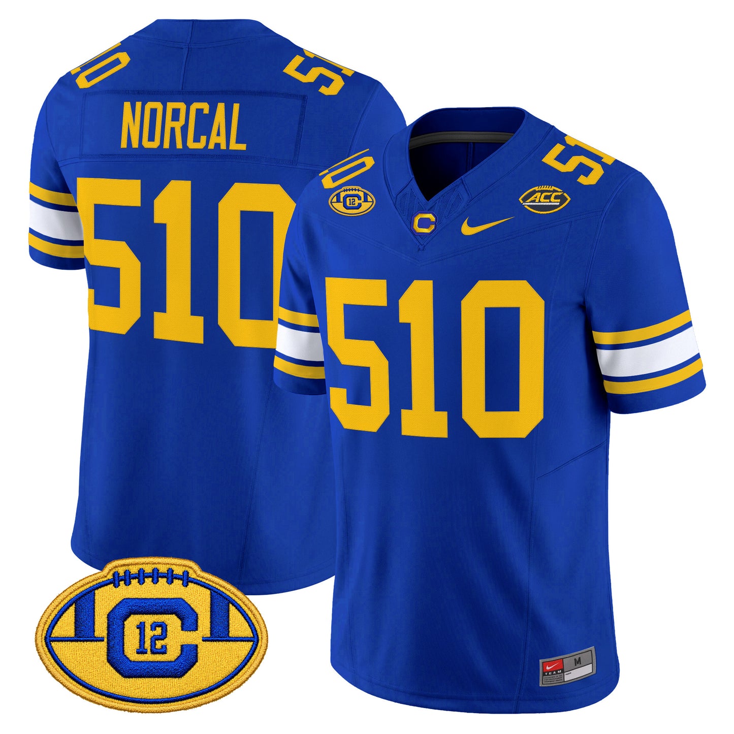 California Golden Bears Throwback Vapor Limited Jersey - Stitched