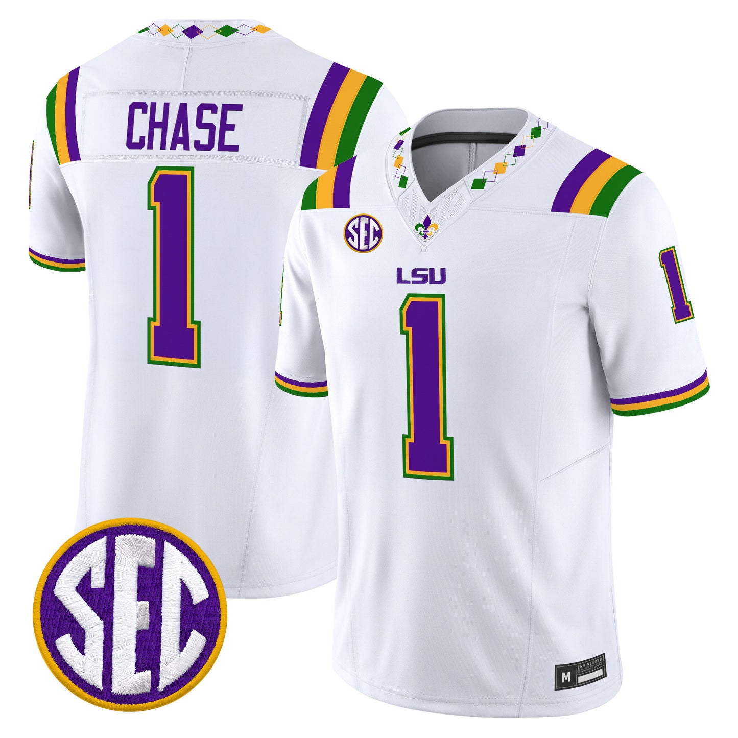  LSU Tigers 2026 "Mardi Gras Edition'' Vapor Limited Jersey - Stitched