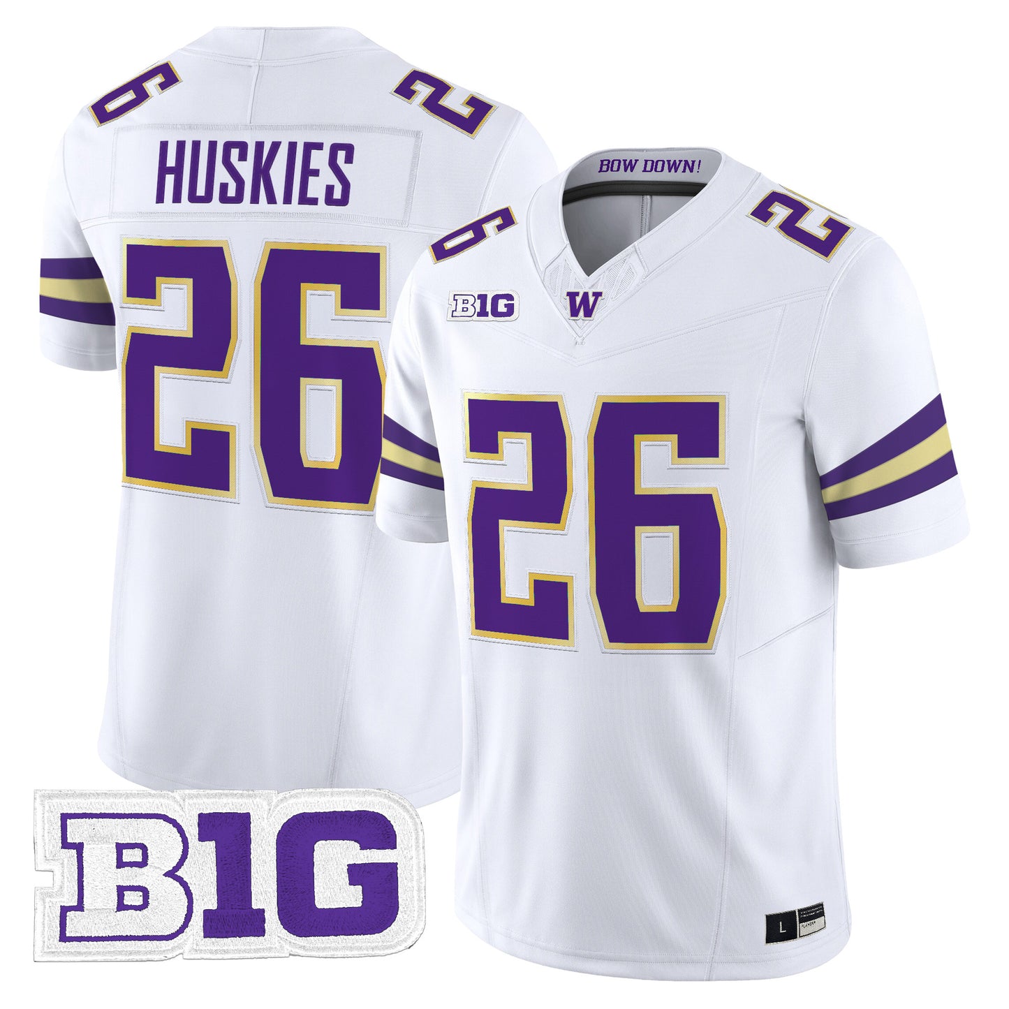 Men's Washington Huskies 2026 Vapor Limited Jersey - All Stitched