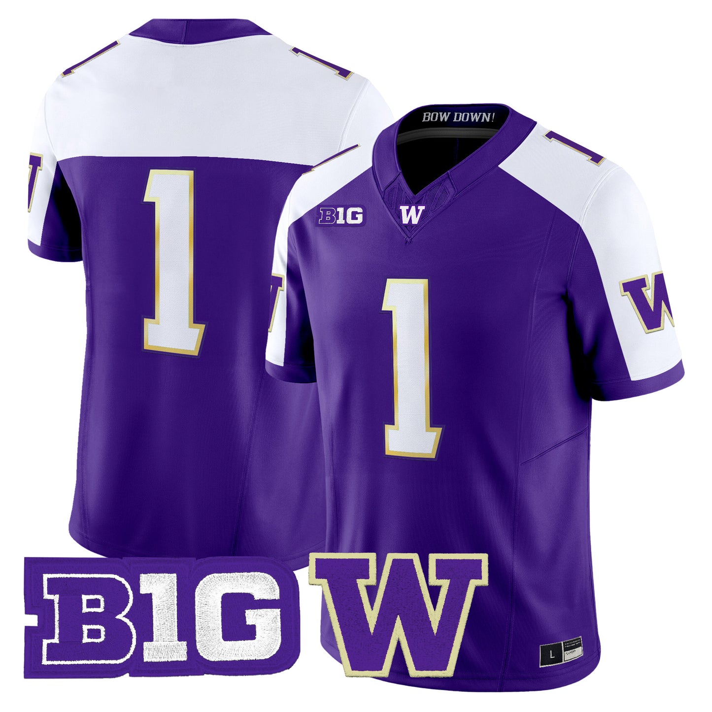 Men's Washington Huskies 2026 Vapor Limited Jersey - All Stitched