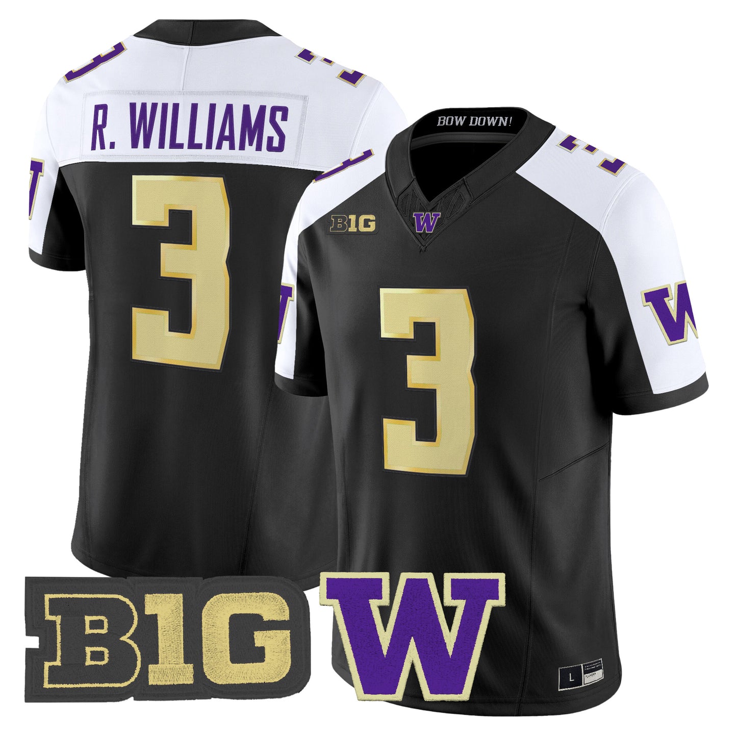 Men's Washington Huskies 2026 Vapor Limited Jersey - All Stitched