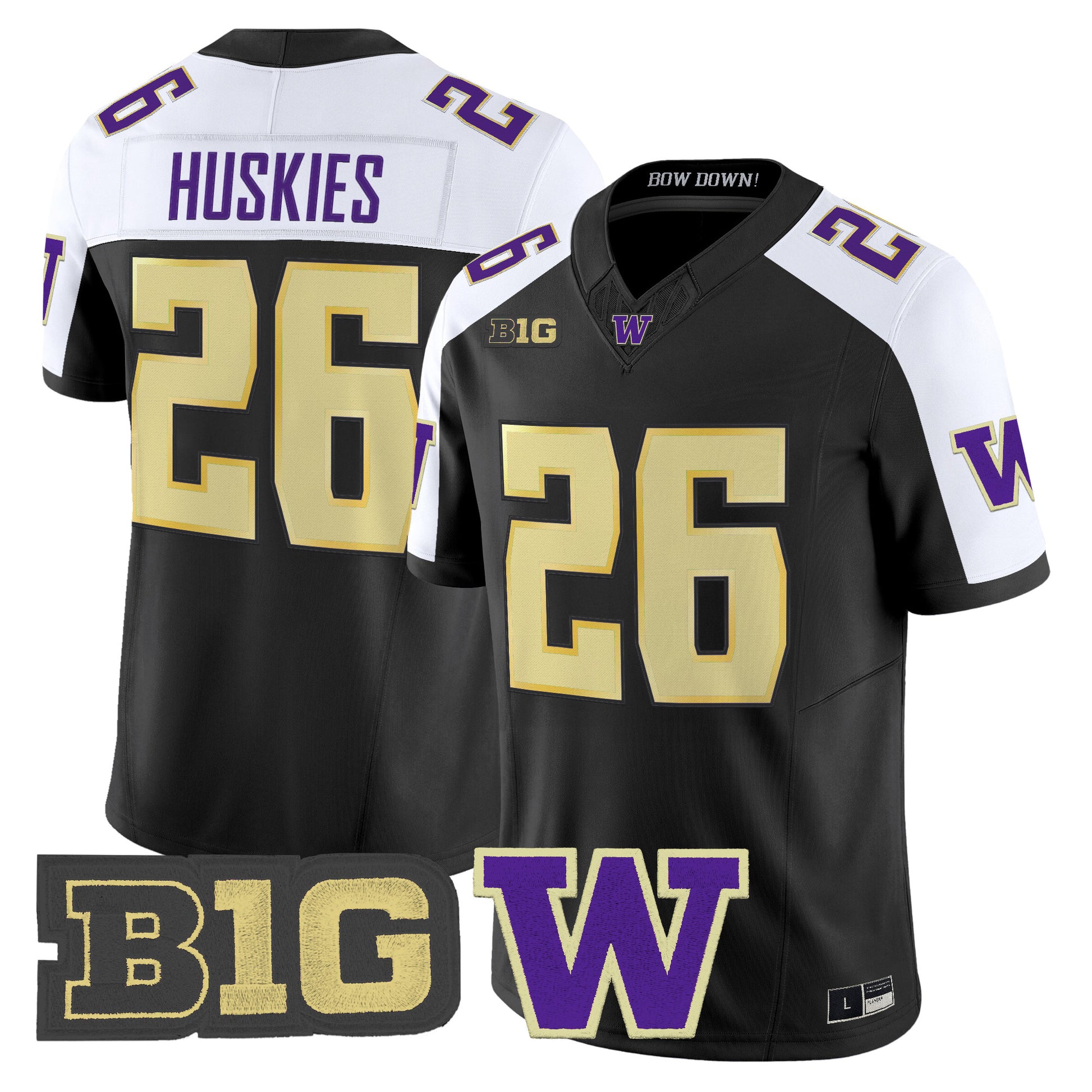 Men's Washington Huskies 2026 Vapor Limited Jersey - All Stitched