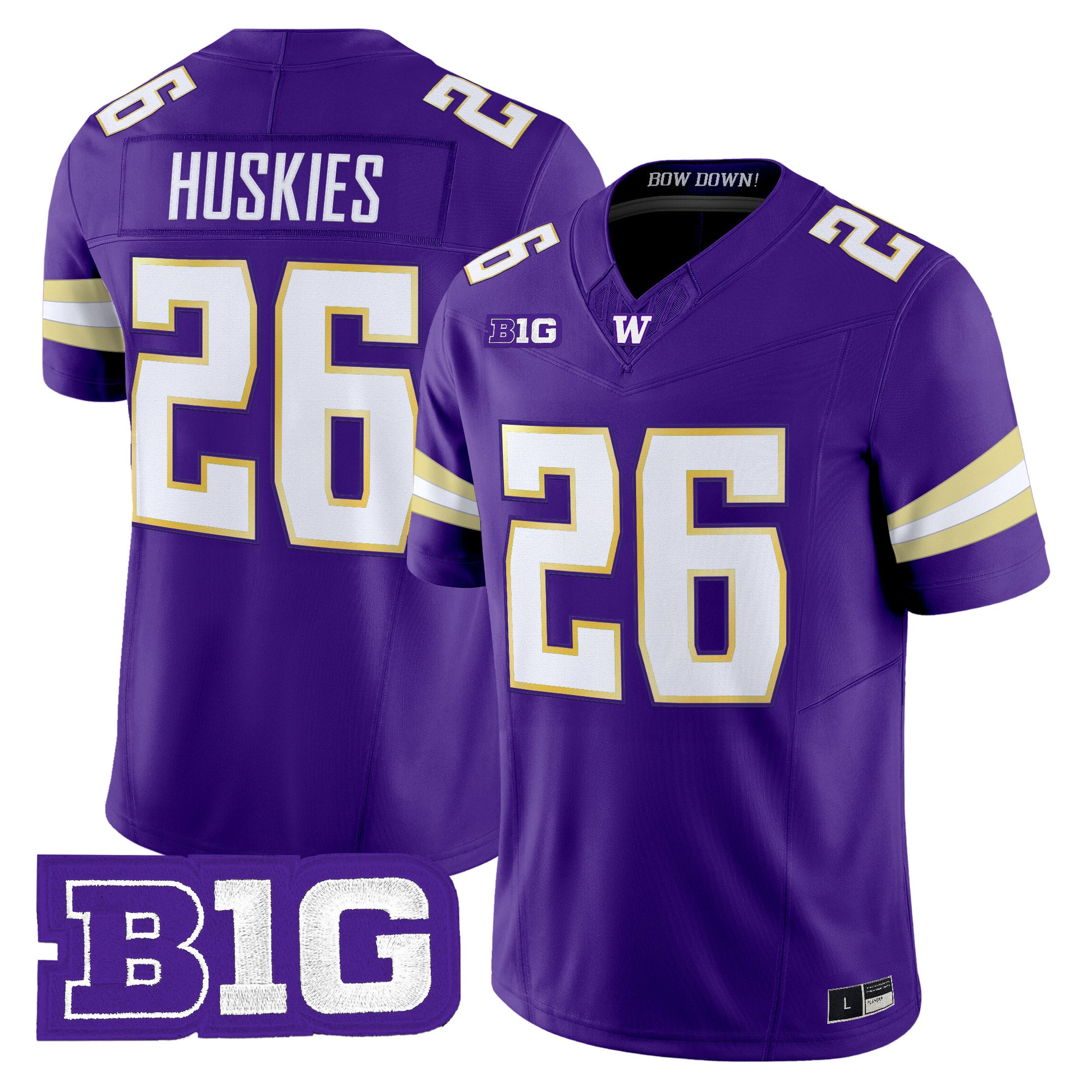 Men's Washington Huskies 2026 Vapor Limited Jersey - All Stitched