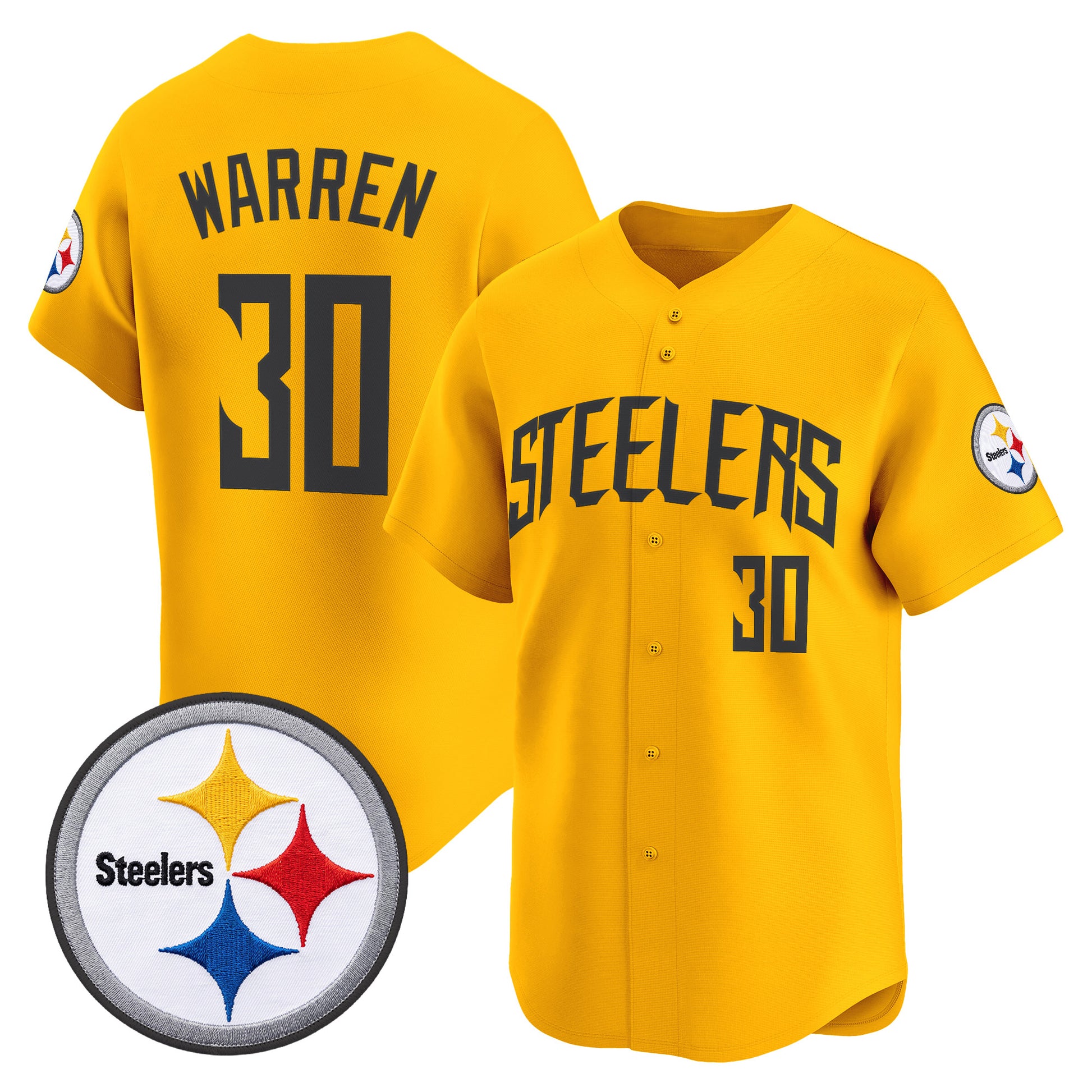 Men's Pittsburgh Steelers 2026 Vapor Baseball Jersey - All Stitched