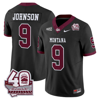  Montana Grizzlies 2026 Vapor Limited Jersey - 40th Anniversary Patch -  Stitched