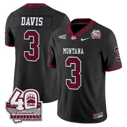  Montana Grizzlies 2026 Vapor Limited Jersey - 40th Anniversary Patch -  Stitched