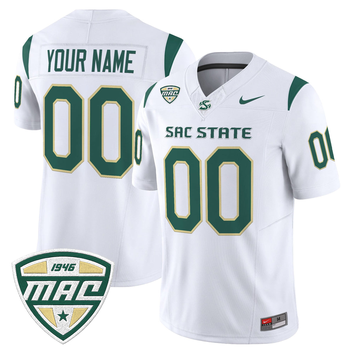 Sacramento State Hornets 2026 Vapor Limited Custom Jersey -  Stitched