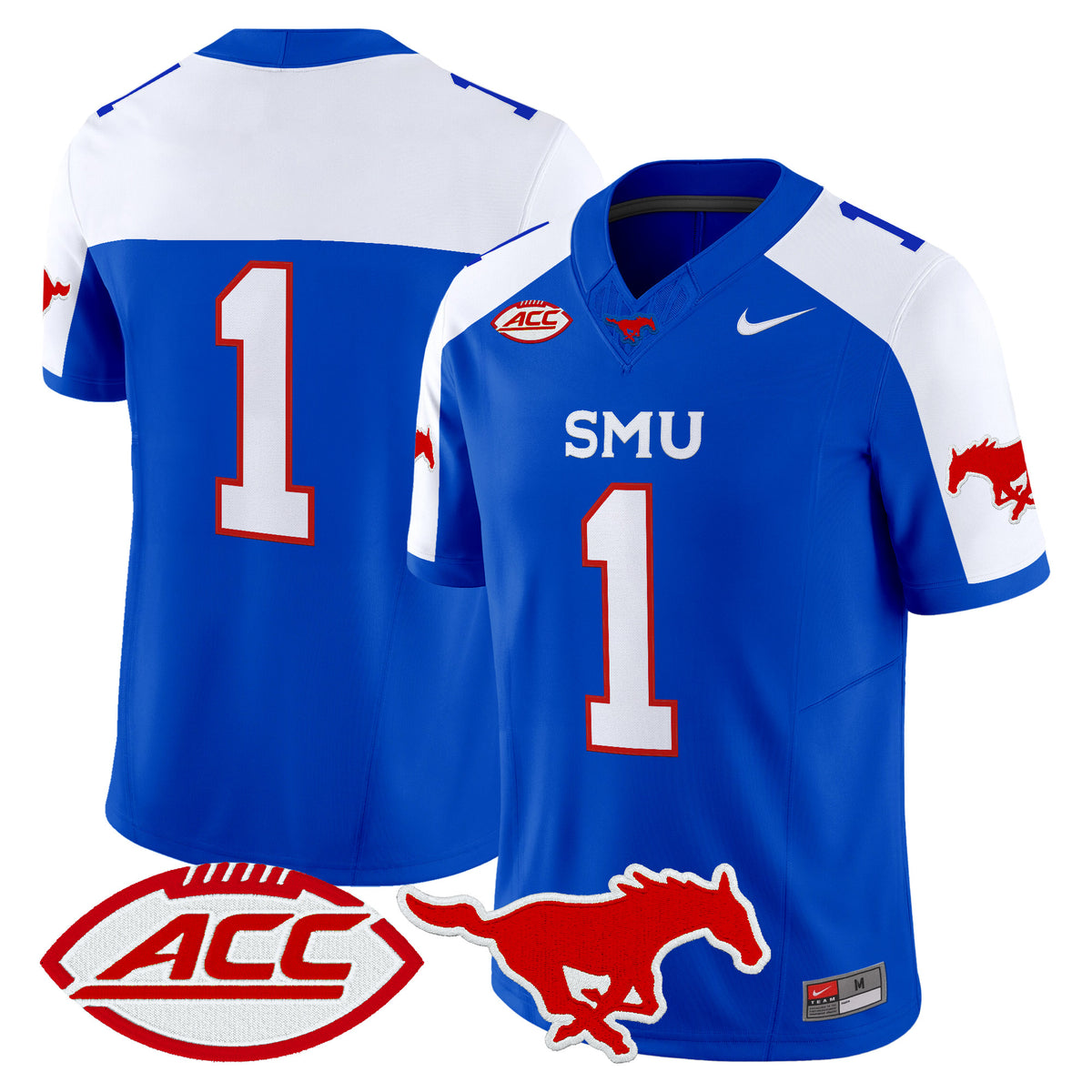 SMU Mustangs 2026 Vapor Limited Jersey - Stitched