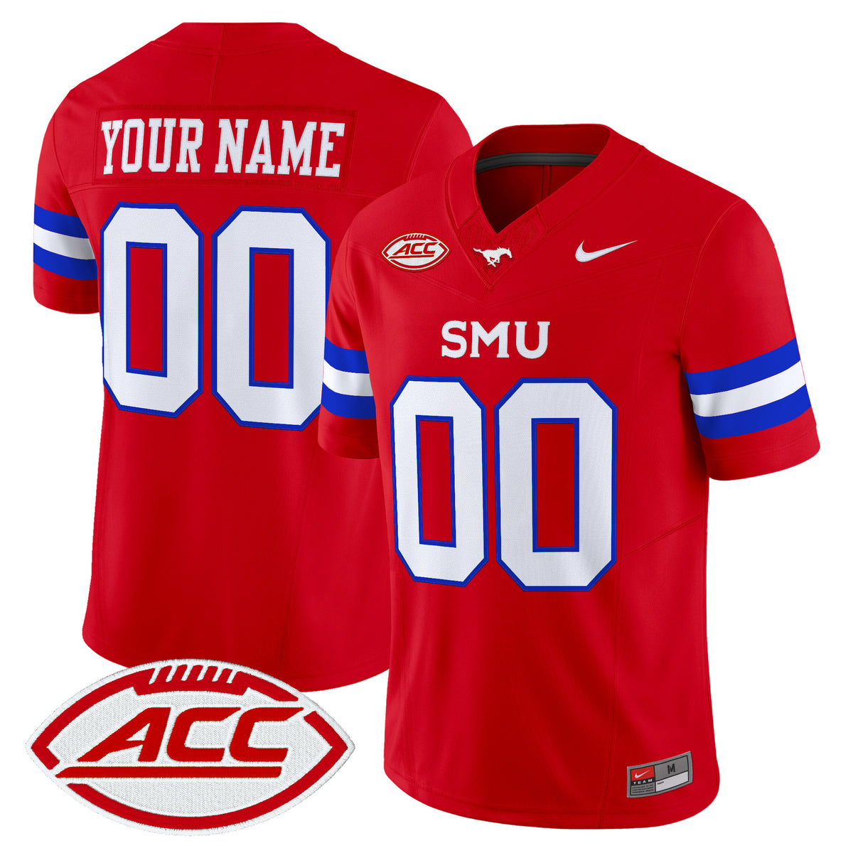 SMU Mustangs 2026 Vapor Limited Custom Jersey - Stitched