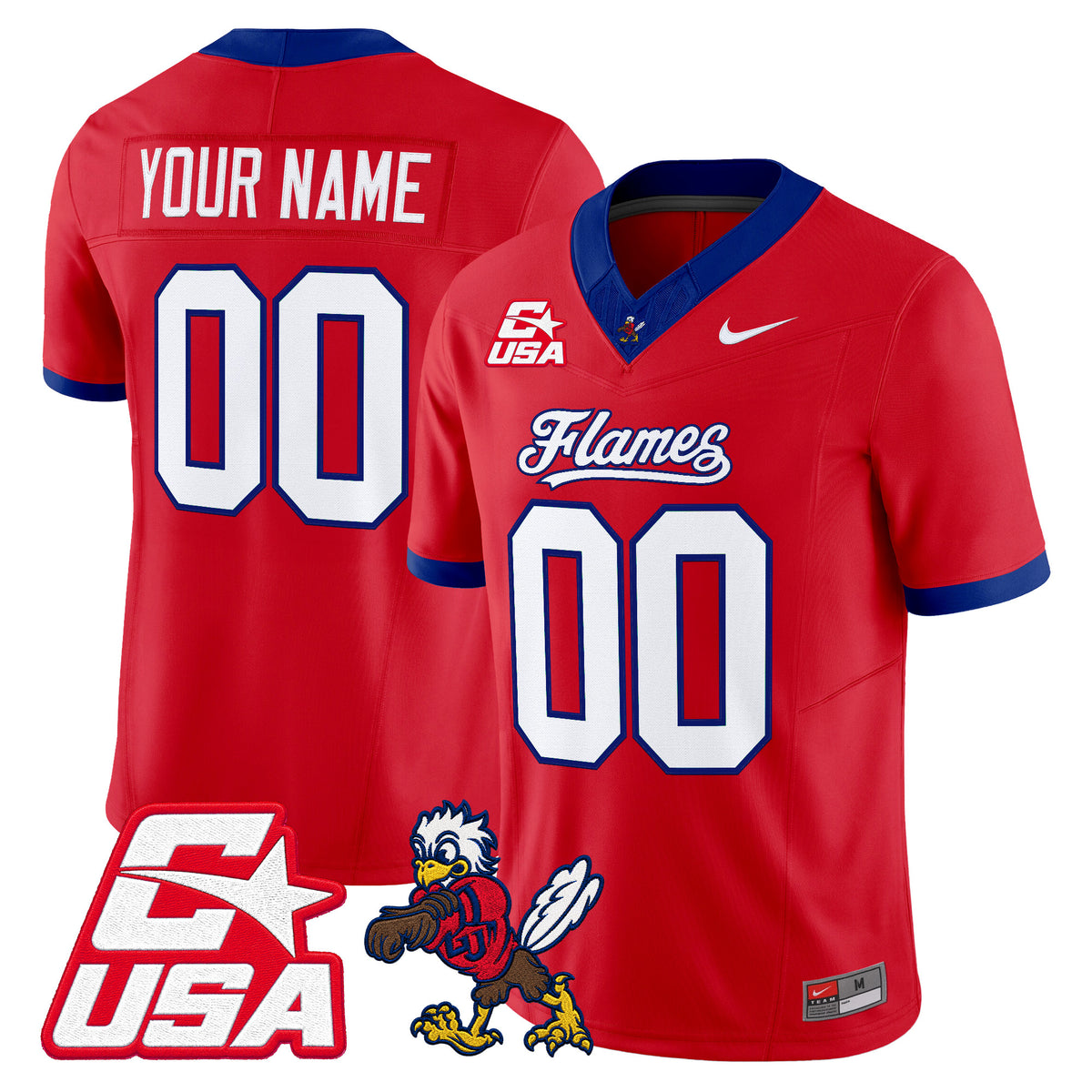 Liberty Flames 2026 Vapor Limited Custom Jersey - Stitched