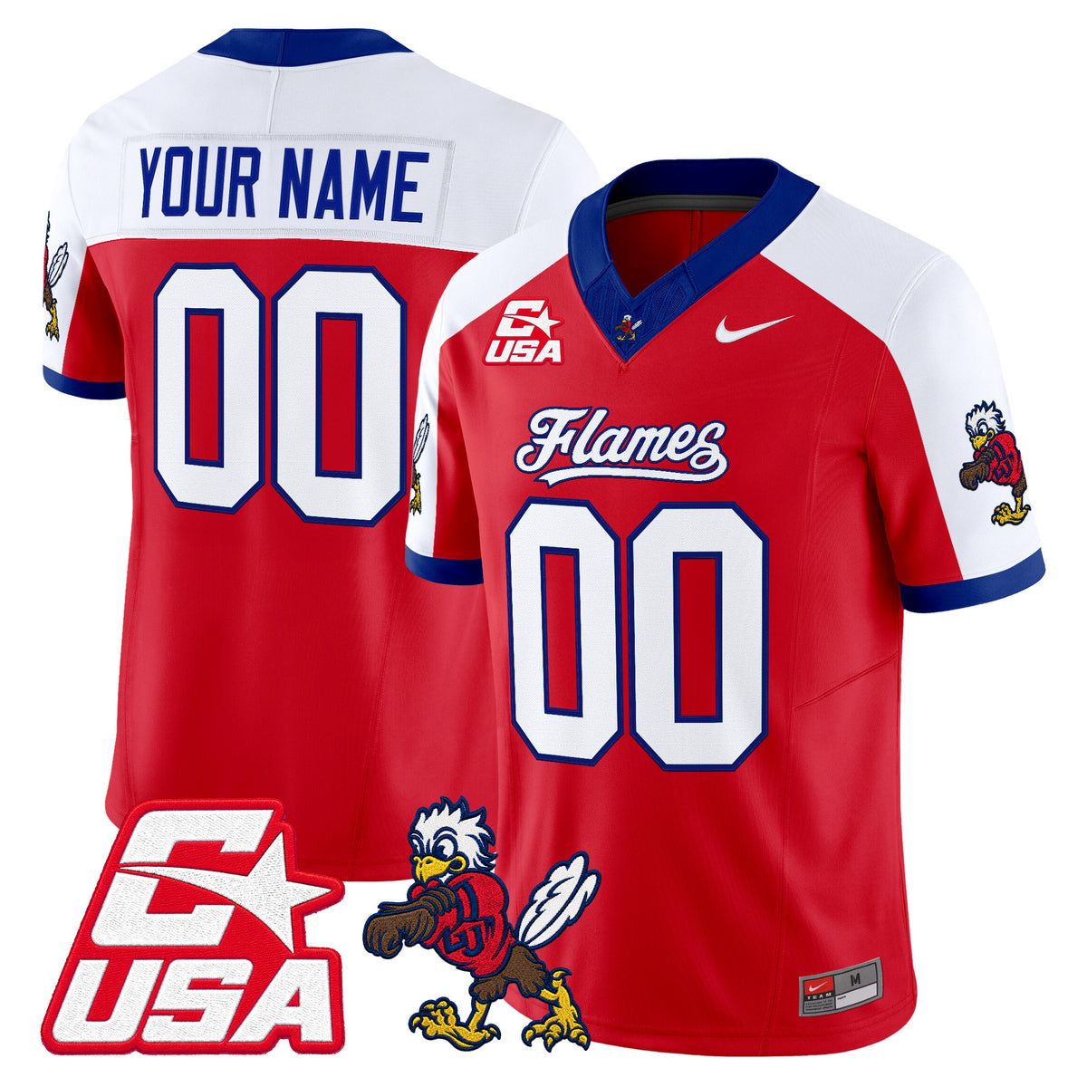 Liberty Flames 2026 Vapor Limited Custom Jersey - Stitched
