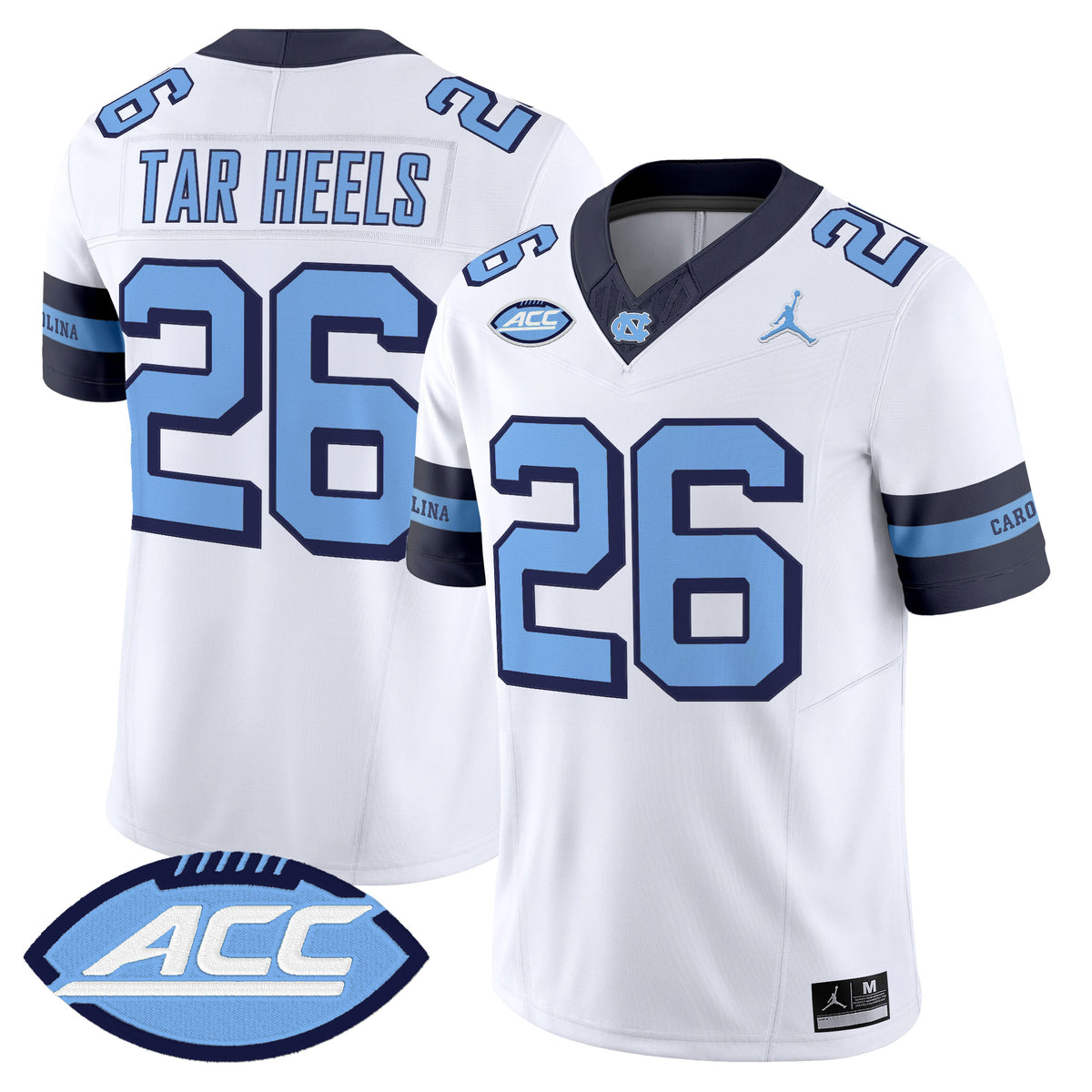 North Carolina Tar Heels Throwback Vapor Limited Jersey - Stitched