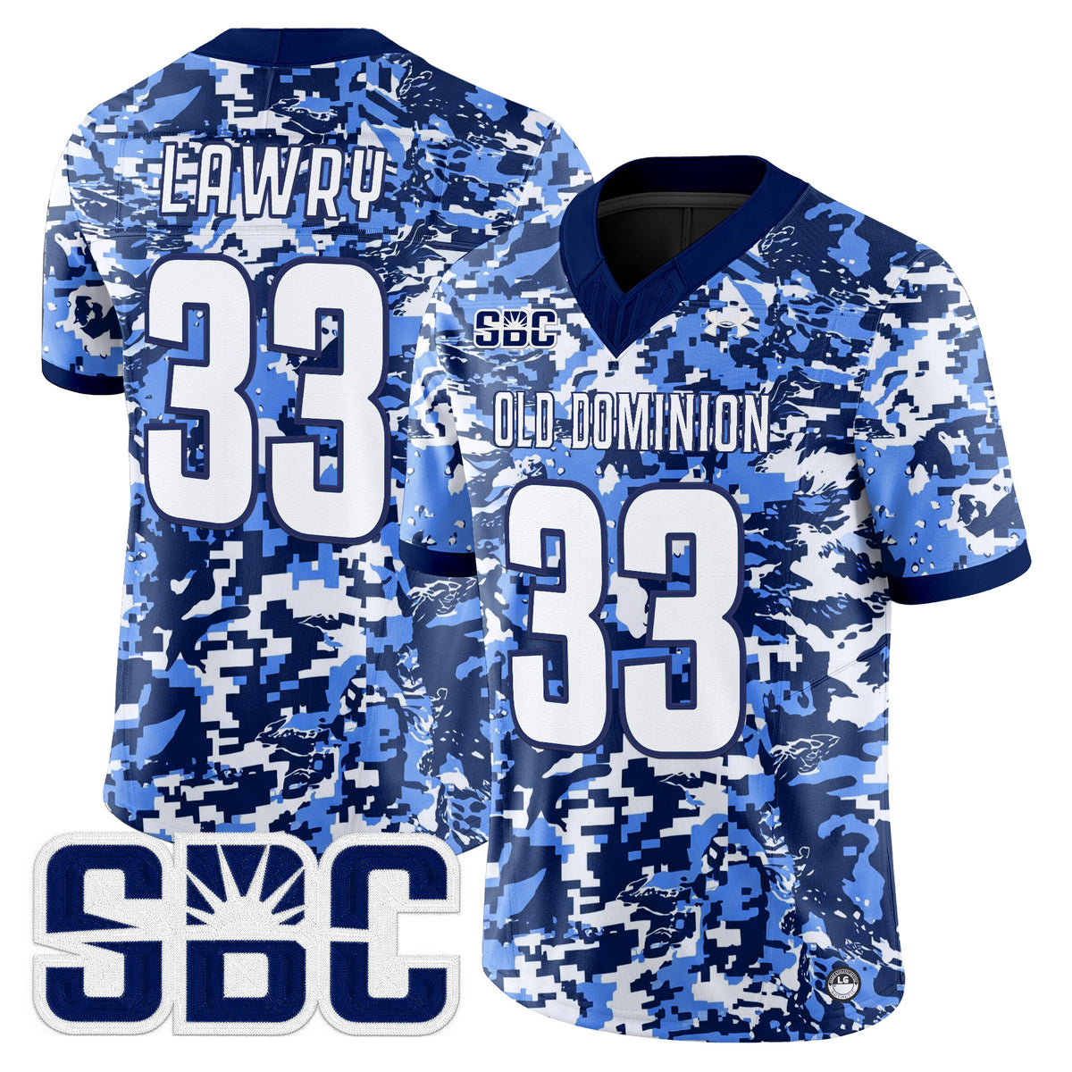 Old Dominion Monarchs Digital Camo Vapor Limited Jersey - Stitched