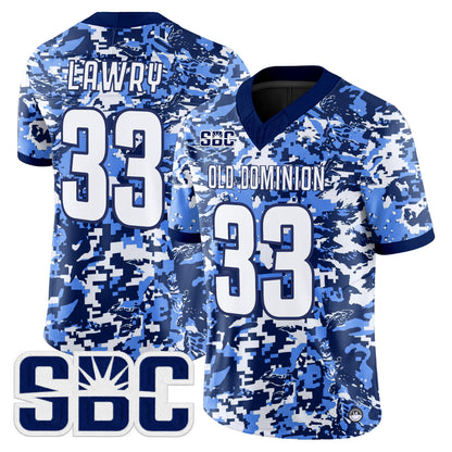 Old Dominion Monarchs Digital Camo Vapor Limited Jersey - Stitched