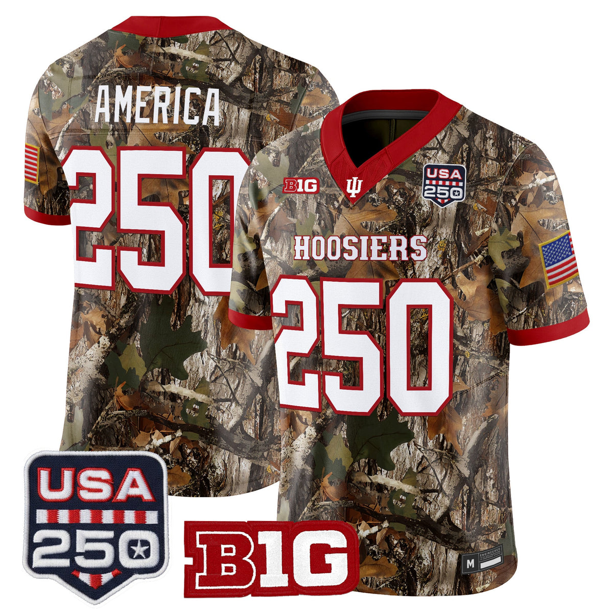  Indiana Hoosiers 2026 Salute to Service Vapor Limited Jersey - Stitched
