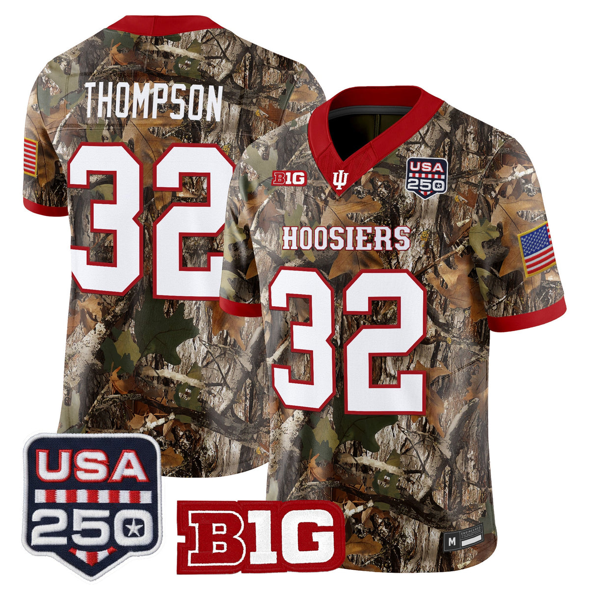  Indiana Hoosiers 2026 Salute to Service Vapor Limited Jersey - Stitched