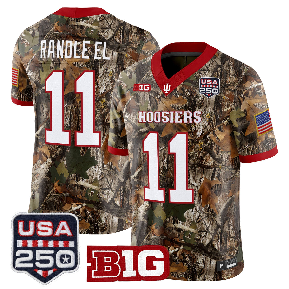  Indiana Hoosiers 2026 Salute to Service Vapor Limited Jersey - Stitched