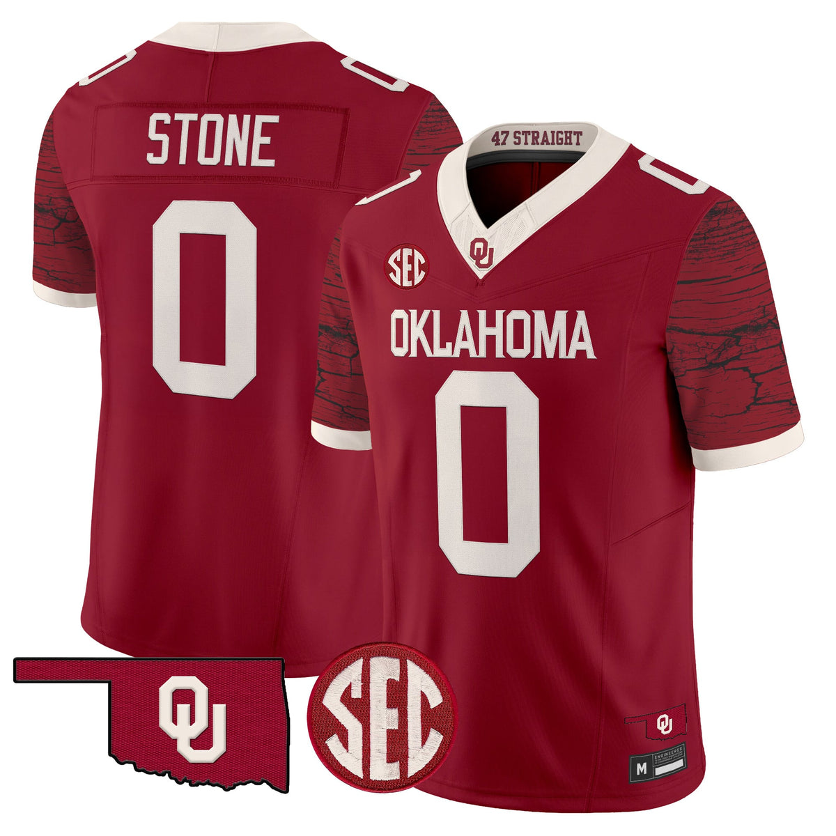  Oklahoma Sooners Rough Rider Vapor Limited Jersey -Stitched