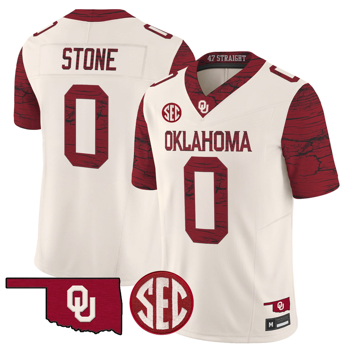  Oklahoma Sooners Rough Rider Vapor Limited Jersey -Stitched