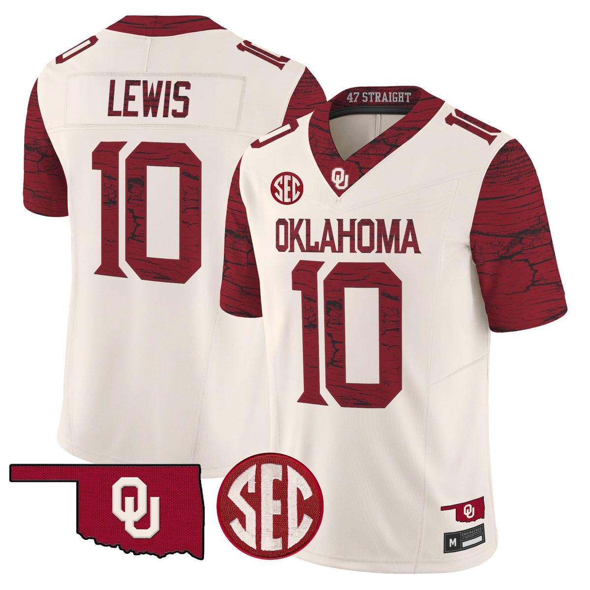  Oklahoma Sooners Rough Rider Vapor Limited Jersey -Stitched