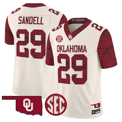  Oklahoma Sooners Rough Rider Vapor Limited Jersey -Stitched