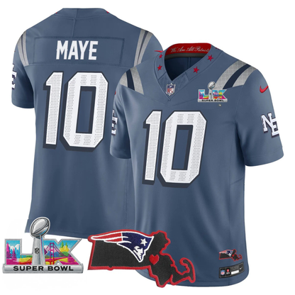 Women's NE SB LX Game Patch Vapor Limited Jersey - All Stitched